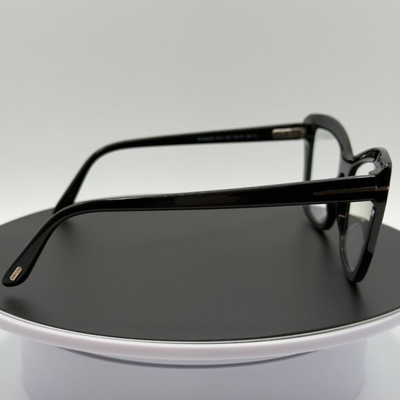 Tom Ford TF5826-B-001 Shiny Black Blue Light Glasses 55-16-140 Display Pair READ - Picture 9 of 12